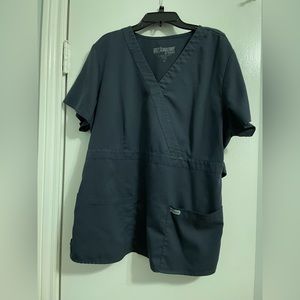 Greys Anatomy Grey Scrub top XL